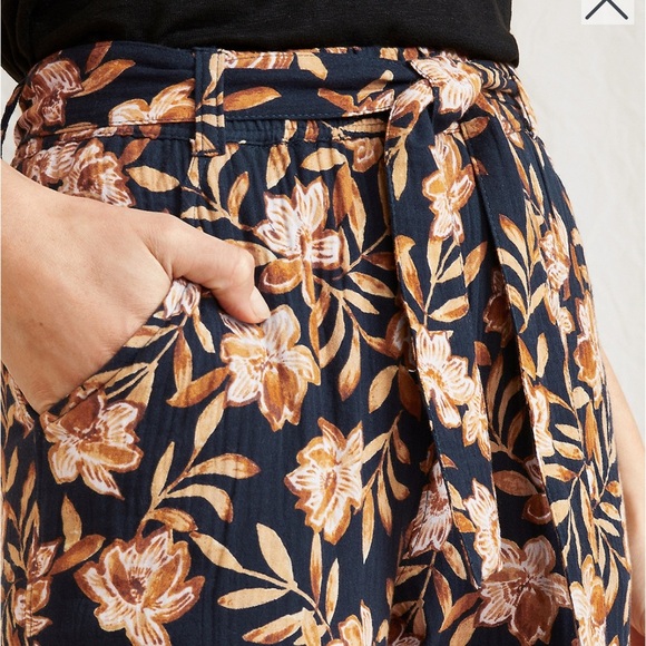 Garnet Hill Ahra Organic Cotton Trousers Size Small - Picture 15 of 16